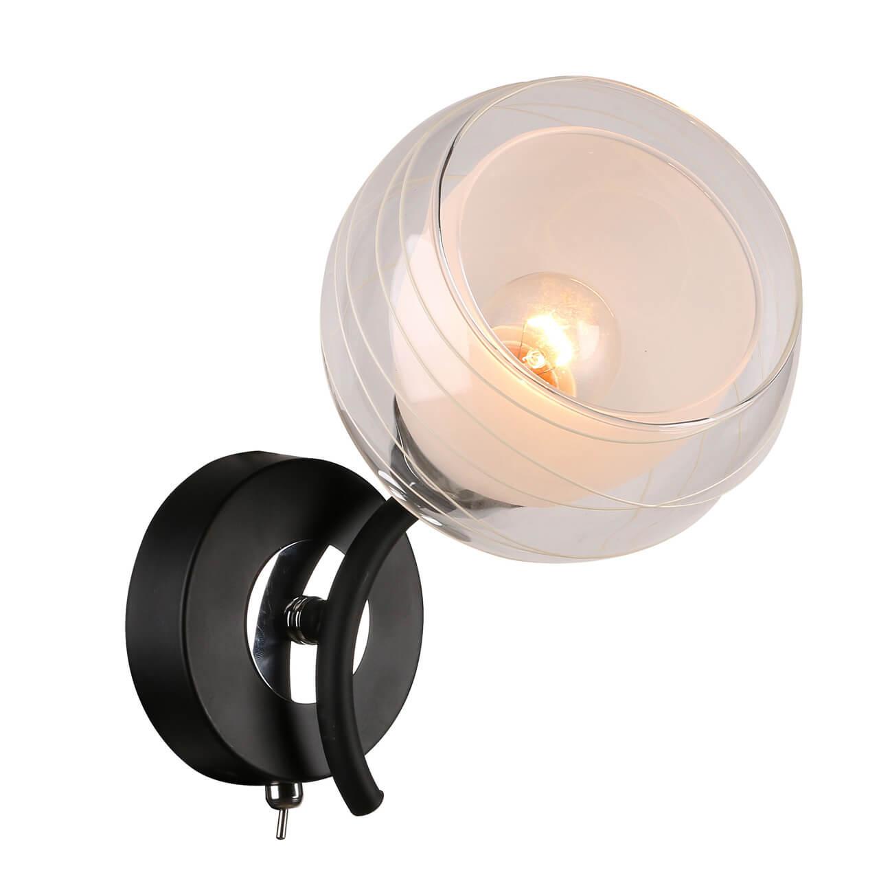 фото Бра IDLamp 845/1A-Blackchrome, E27, 60 Вт