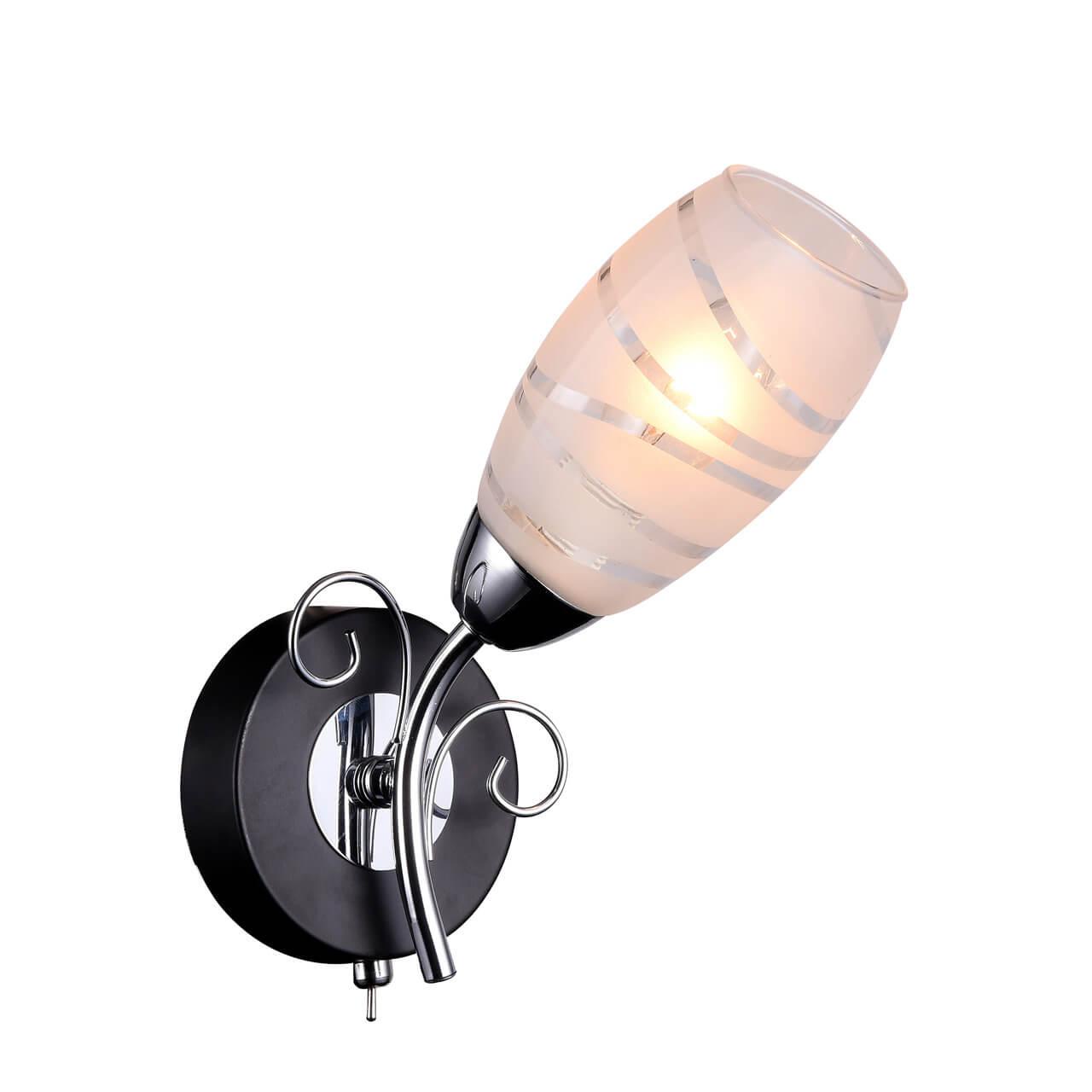 фото Бра IDLamp 846/1A-Blackchrome, E14, 60 Вт