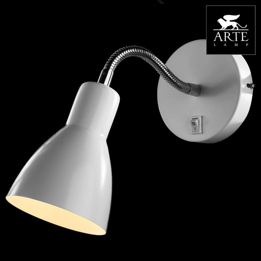 фото Спот Arte Lamp A1408AP-1WH, E14, 40 Вт