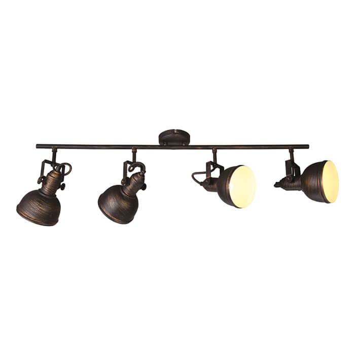 фото Спот Arte Lamp A5215PL-4BR, E14, 40 Вт