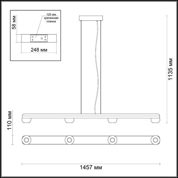 фото Спот Odeon Light 3492/4, GU10, 50 Вт