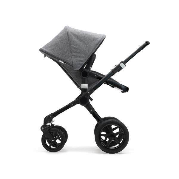 фото Bugaboo FOX Коляска 2 в 1 Classic complete BLACK/ GREY MELANGE