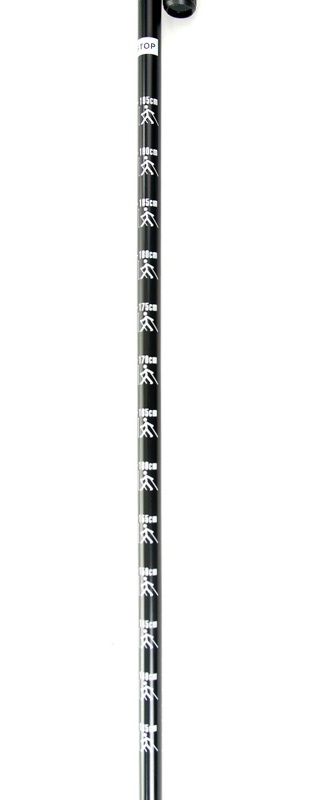 фото Телескопические палки для скандинавской ходьбы KAISER SPORT, NORDIC WALKING BLACK, SL-2B-2-135