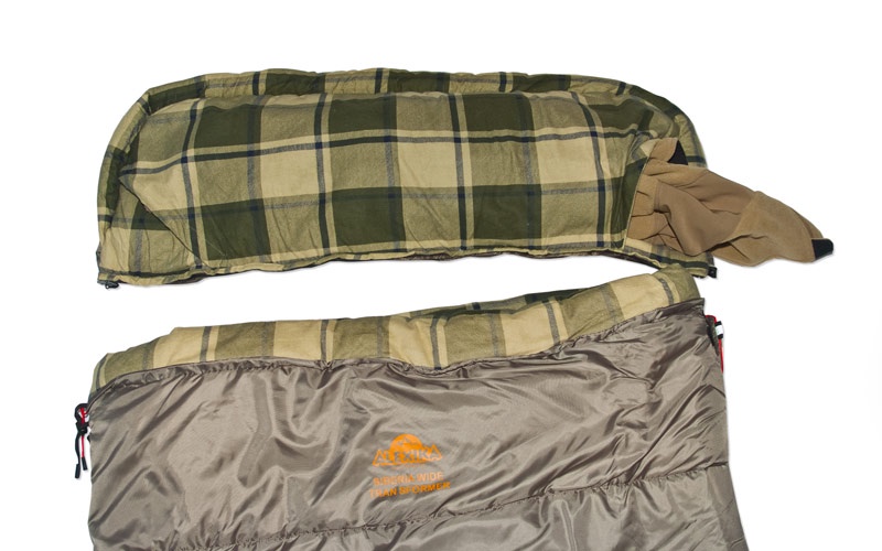 фото Мешок спальный ALEXIKA SIBERIA WIDE TRANSFORMER, одеяло, серый , левый