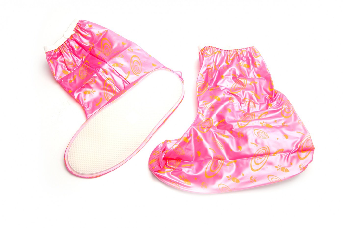 фото Чехлы грязезащитные для женской обуви - сапожки, размер L, цвет розовый Bradex
