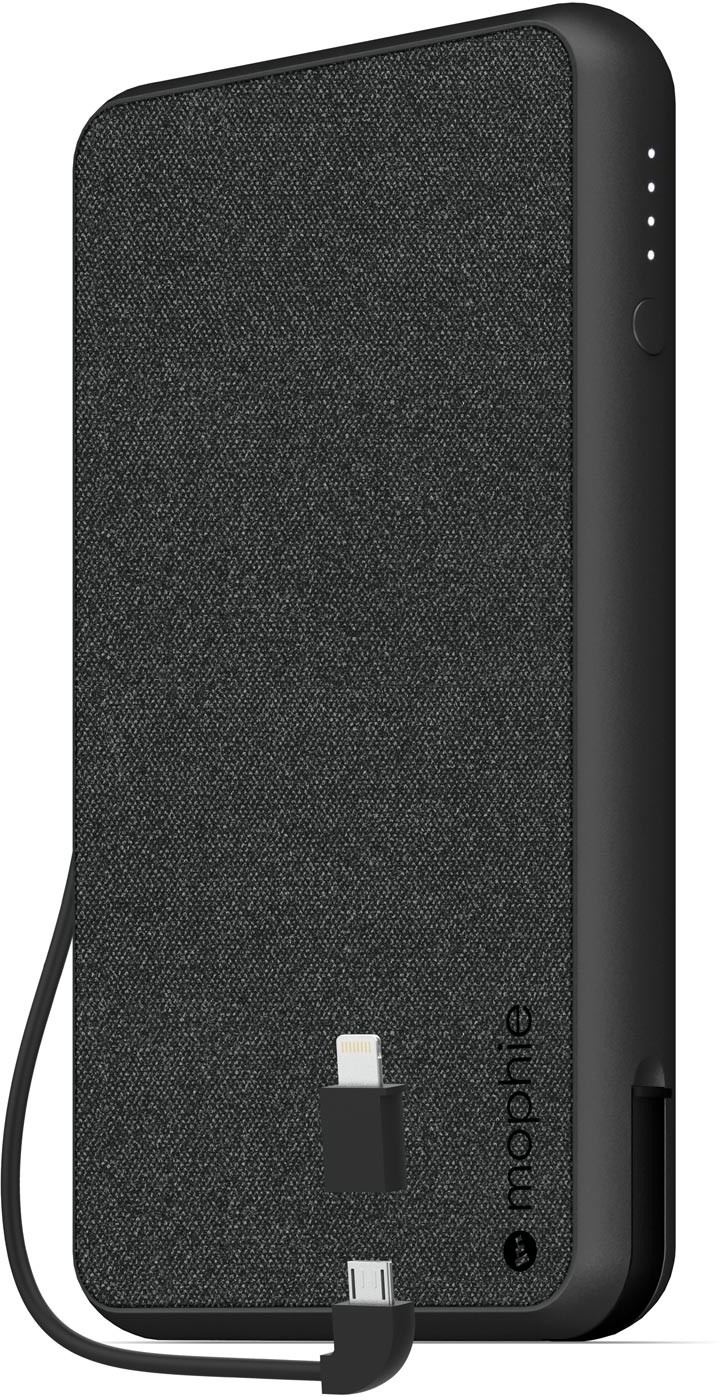 Портативный аккумулятор Mophie Powerstation Plus XL (Fabric) Lightning & Micro USB - Black10000 МаЧ Портативный аккумулятор Mophie Powerstation Plus XL (Fabric) Lightning & Micro USB - Black10000 МаЧ