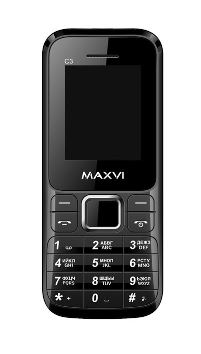 Мобильный телефон MAXVI C3 Black