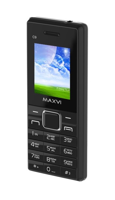 Мобильный телефон MAXVI C9 Black-black