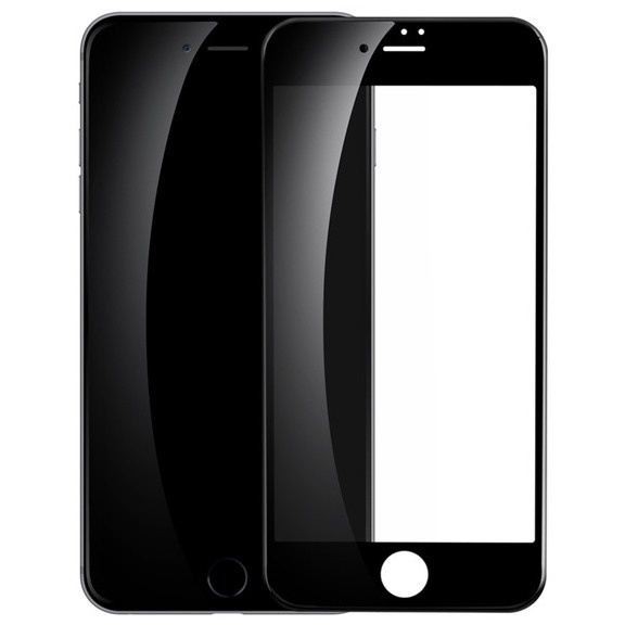 фото Защитное стекло для iPhone 7/8 Baseus PET Soft 3D - Черное (SGAPIPH8N-PE01)