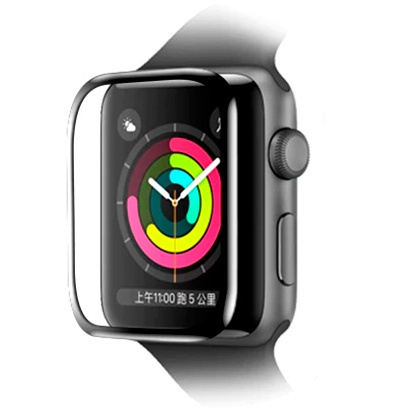 фото Защитное стекло для Apple Watch 1/2/3 38мм Baseus Full-screen Curved (SGAPWA4-C01)