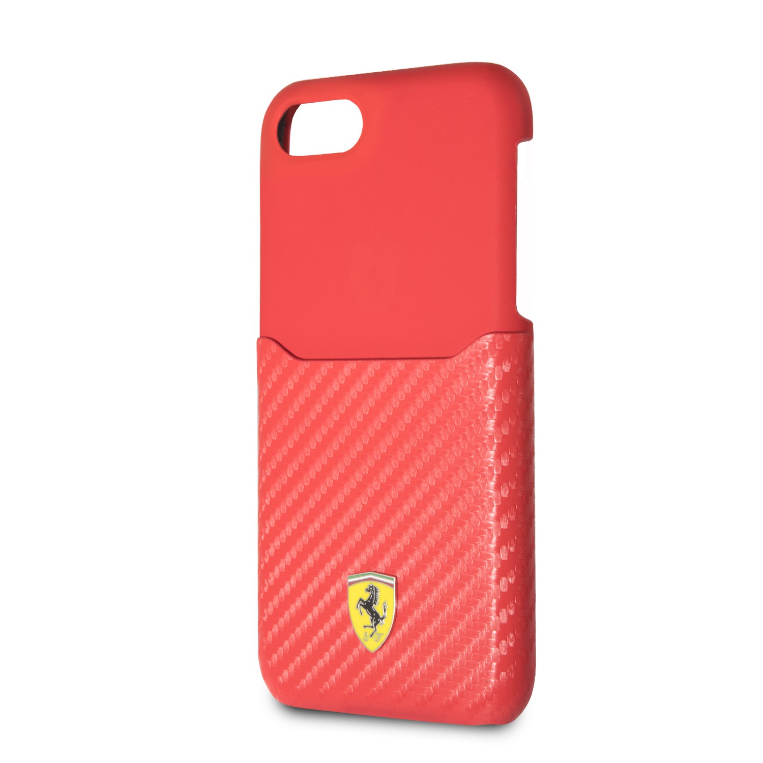 фото Чехол Ferrari On Track Carbon для iPhone 8/7, красный