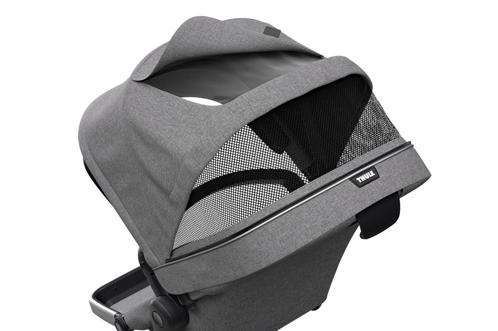 фото Thule Второй прогулочный блок для коляски Sleek Sibling Seat Grey Melange