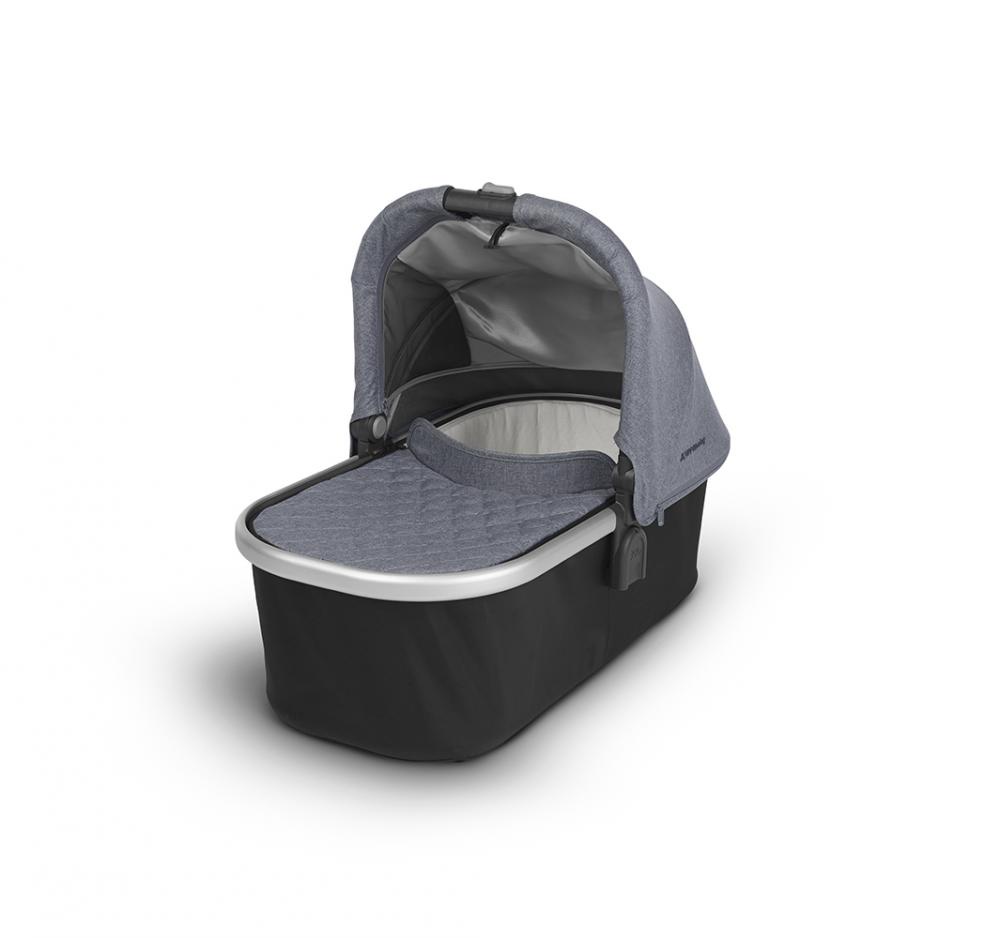 фото Uppababy Люлька для коляски Cruz и Vista 2018 GREGORY (blue melange) голубой меланж