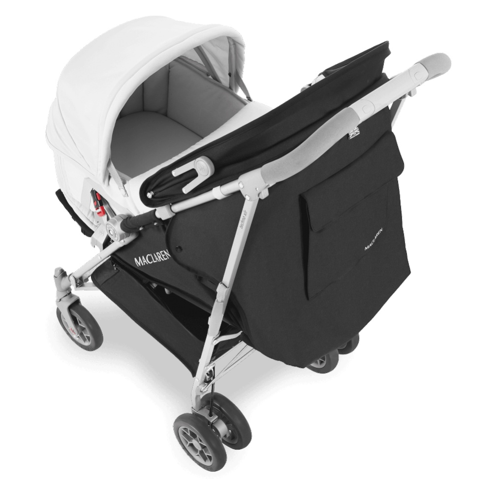 фото Maclaren люлька для коляски XLR CARRYCOT Silver/Silver