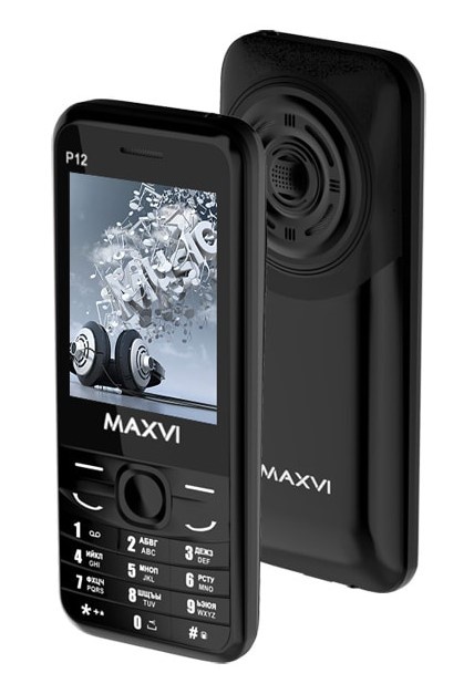 Мобильный телефон MAXVI P12 Black