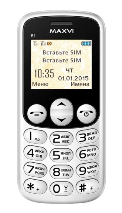 Мобильный телефон MAXVI B1 White