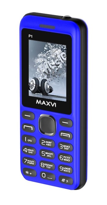 фото Мобильный телефон MAXVI P1 Blue-black