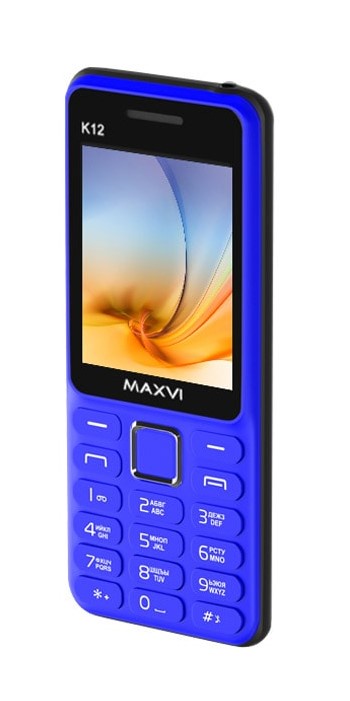 Мобильный телефон MAXVI K12 Blue-black