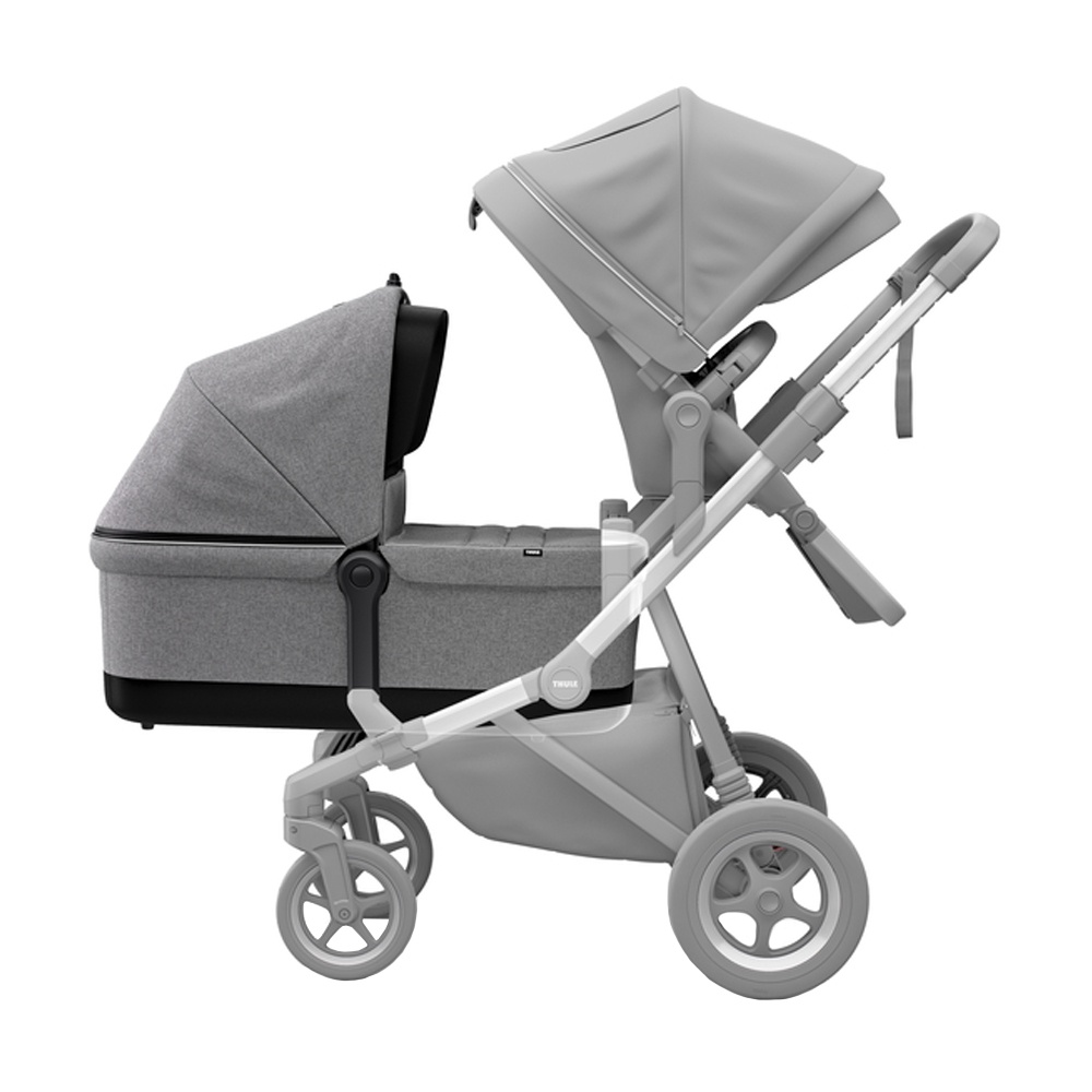 фото Thule Люлька для коляски Sleek Grey Melange