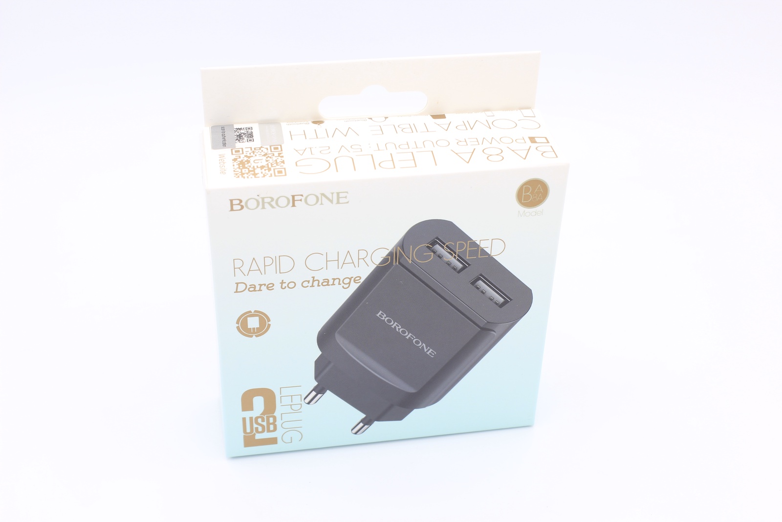 фото Зарядное устройство Borofone BA8A 2 USB 2.1A черное