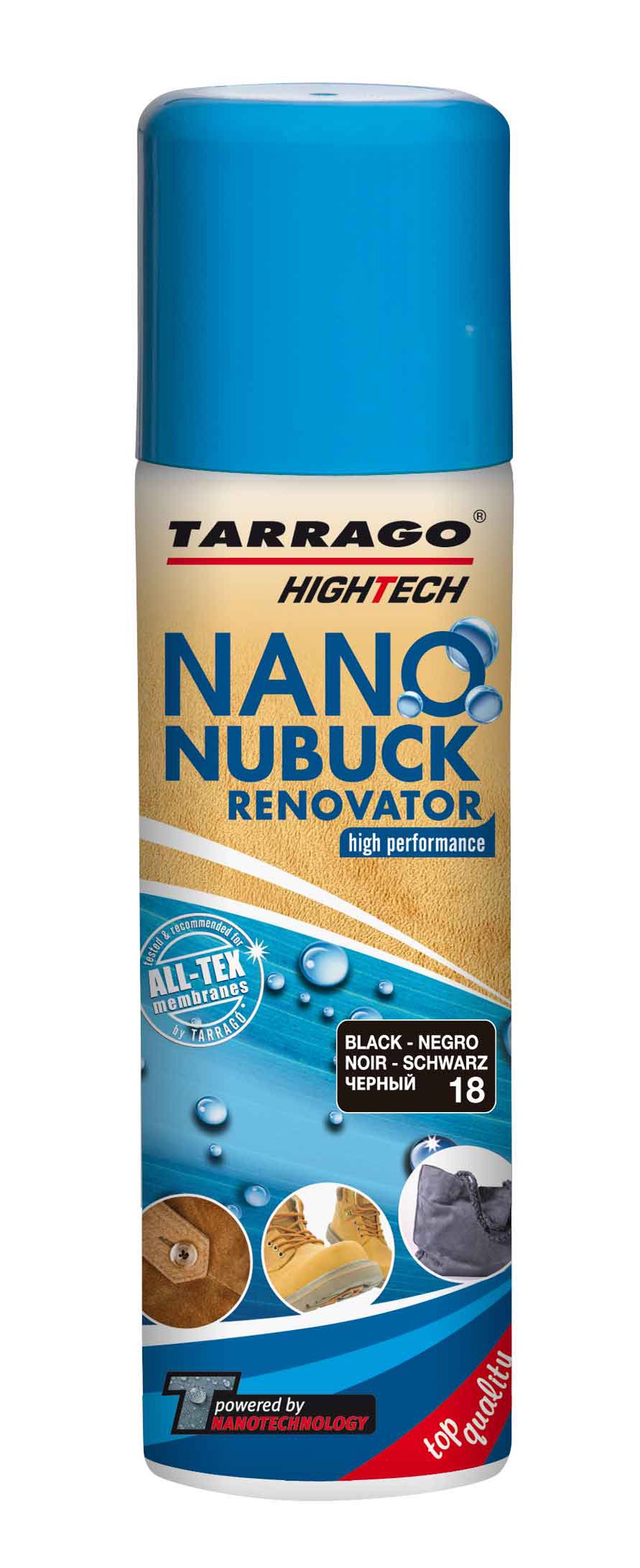 фото Аэрозоль для замши Tarrago Nano Nubuck Renovator, бесцветная