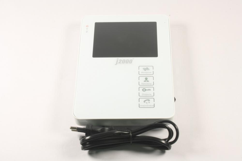 фото Цветной монитор видеодомофона без трубки (hands-free) J2000-DF-ДИАНА (белый)