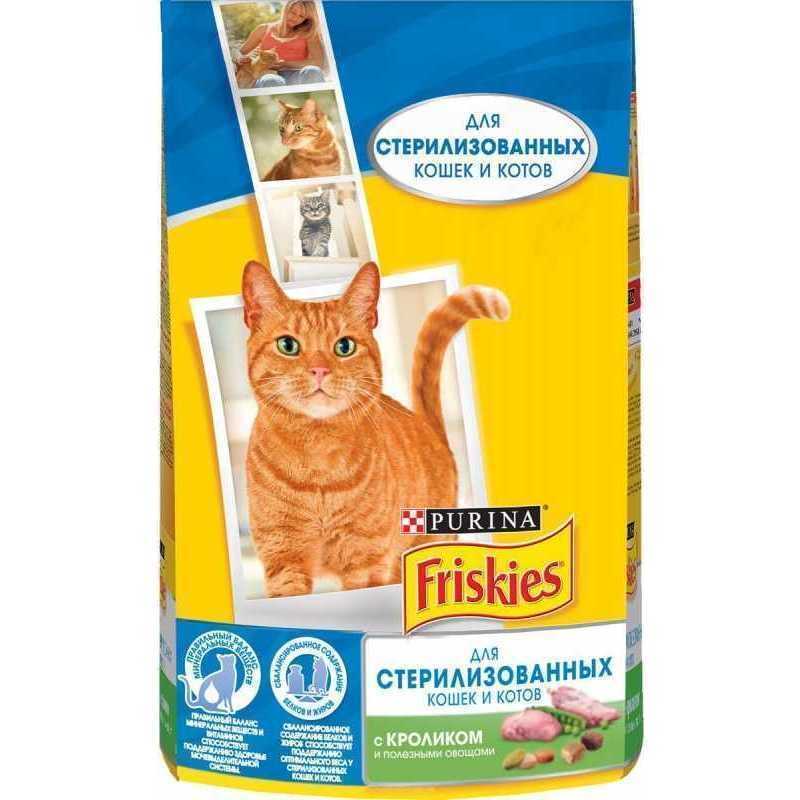 фото Корм сухой Friskies для стерилизованных кошек, с кроликом и овощами, 1,5кг Purina