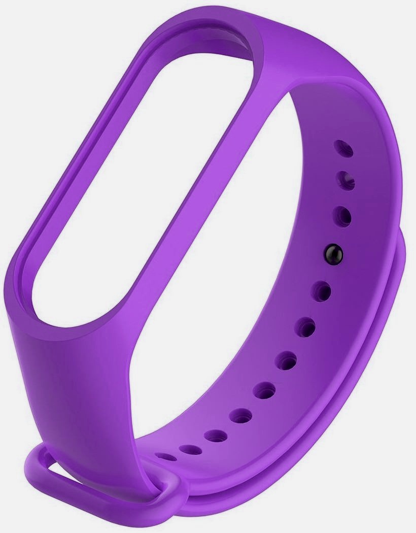фото Ремешок для фитнес-браслета Roxmi для Xiaomi Mi Band 4 и 3, фиолетовый