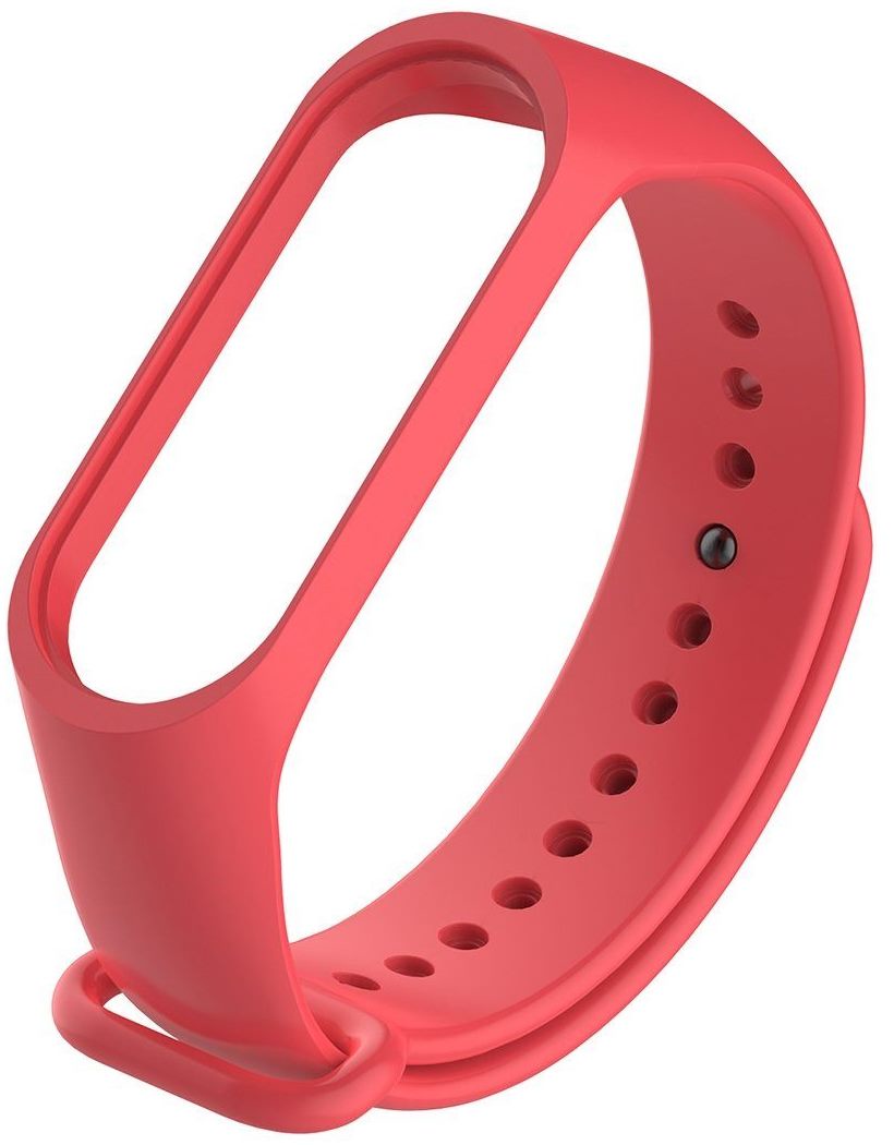 фото Ремешок для фитнес-браслета Roxmi для Xiaomi Mi Band 4 и 3, красный