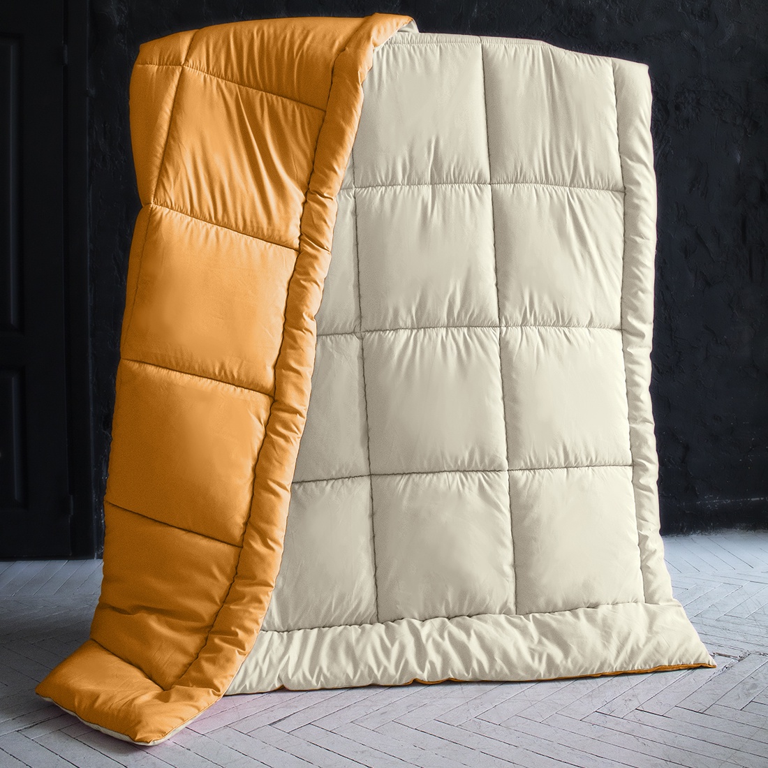 фото Одеяло "SleepiX", Мультиколор, цвет: кремовый, оранжевый, 220х240 см Sleep ix