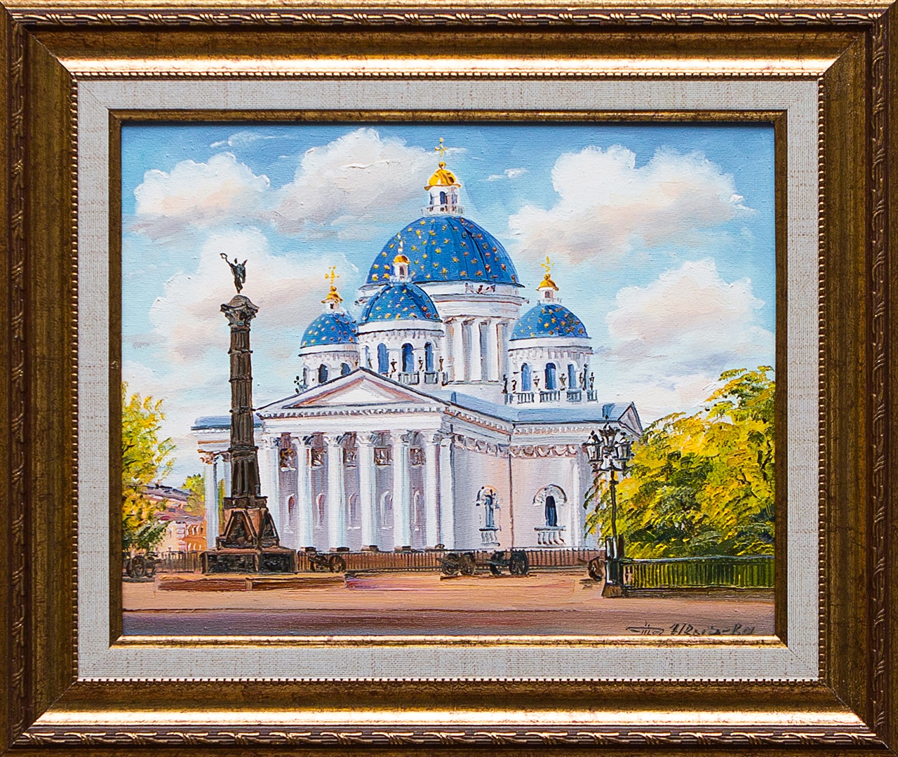 Троице-Измайловский собор в Санкт-Петербурге рисунок