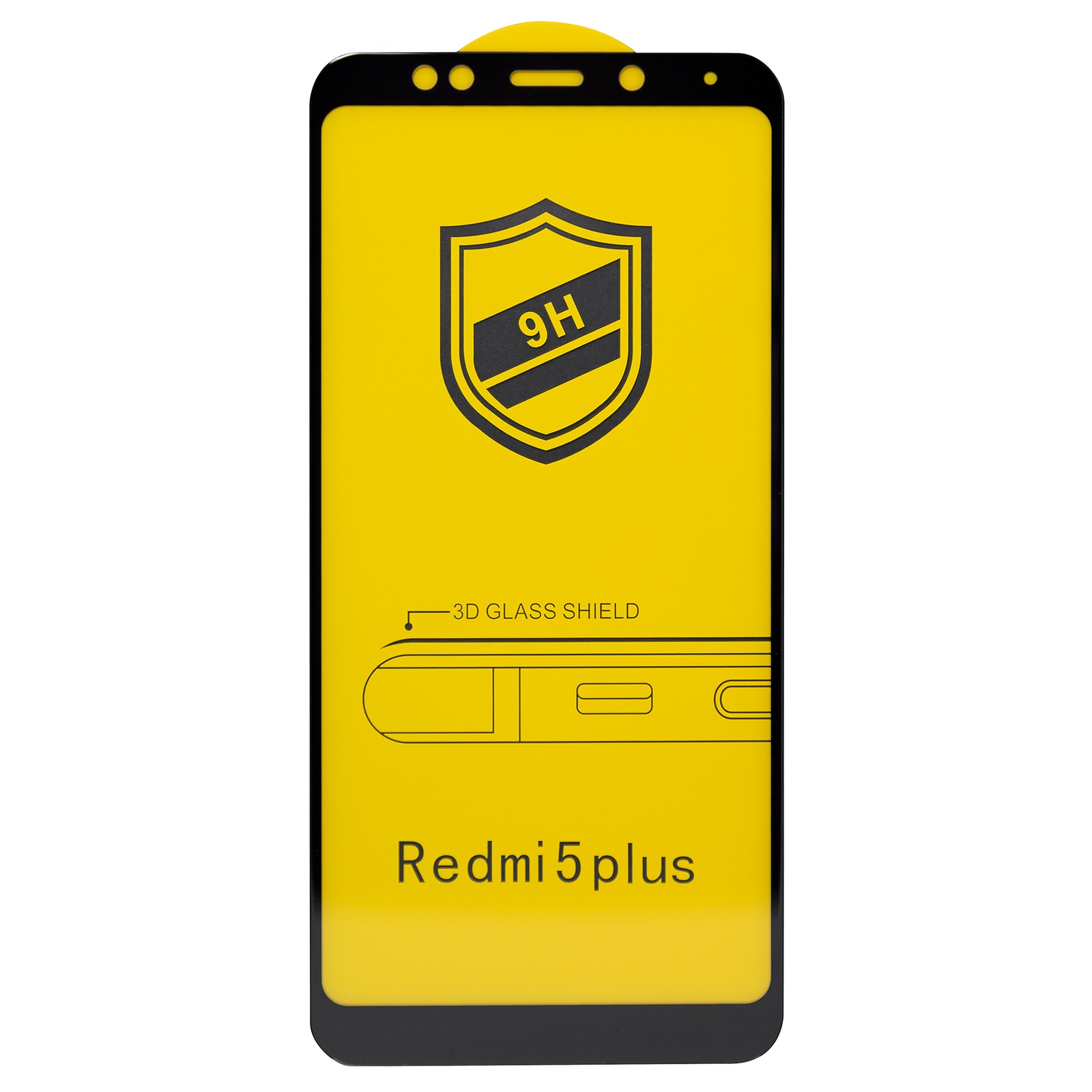 фото Защитное стекло 3D для Redmi 5 Plus (Черное)