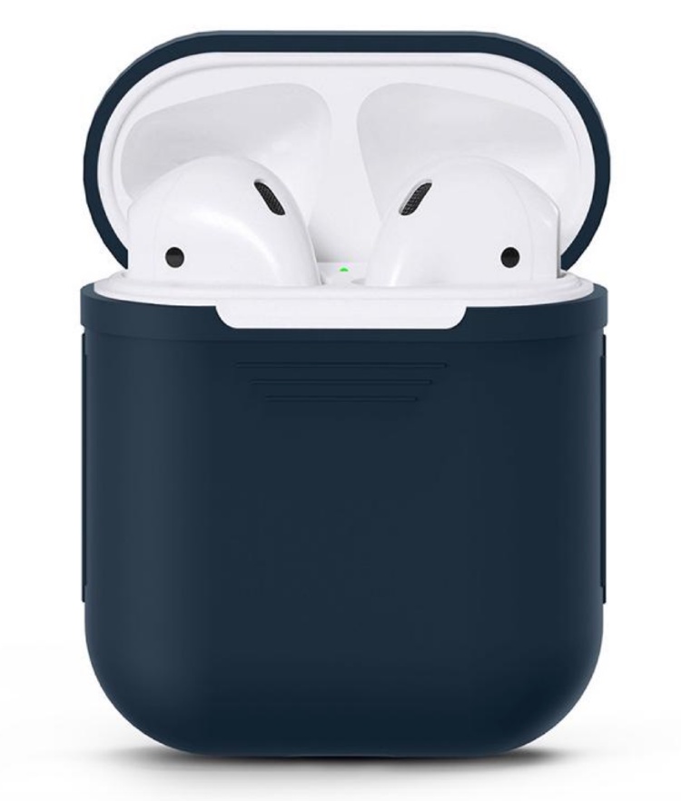 фото JSK силиконовый чехол для Airpods, темно-синий