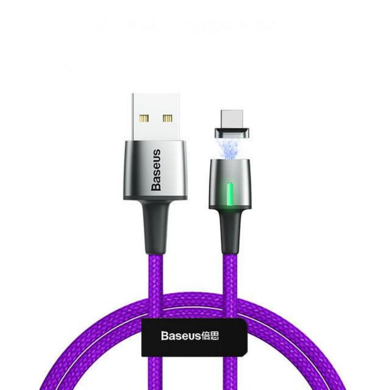 фото Кабель магнитный Baseus Zinc Magnetic Cable USB For Type-C 2A 2m Purple