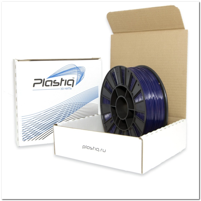 фото Пластик PETG для 3D печати Plastiq фиолетовый, 1.75 мм, 300 м.
