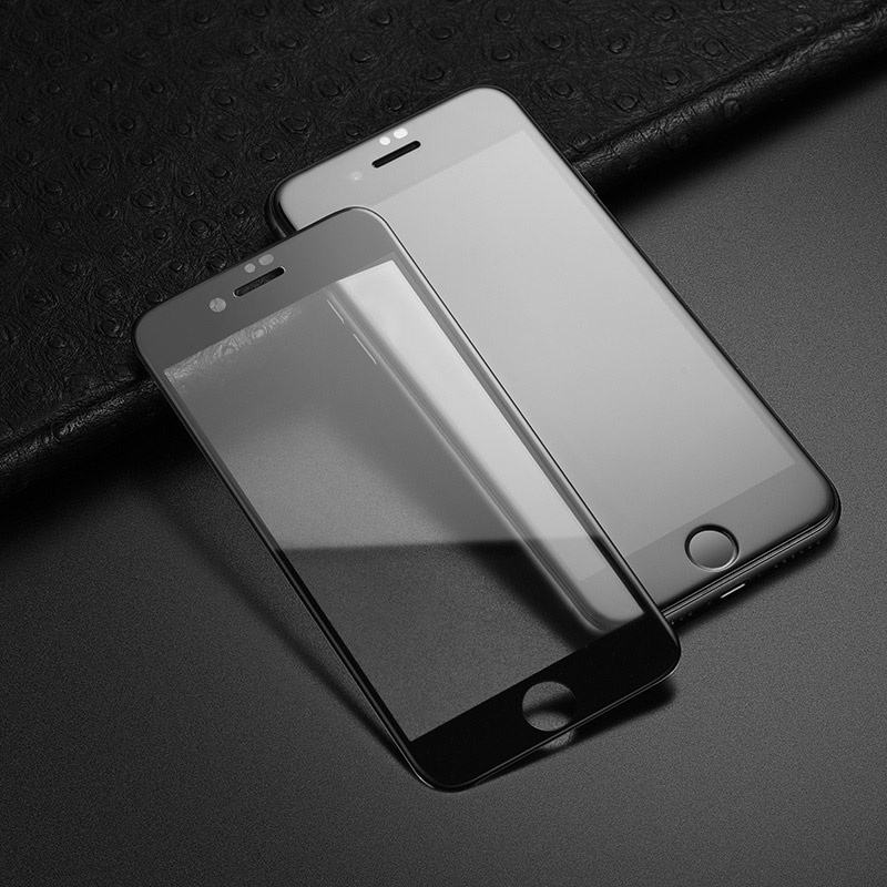 фото Защитное стекло 5D GLASS Unipha закалённое для iPhone 7/8, чёрное