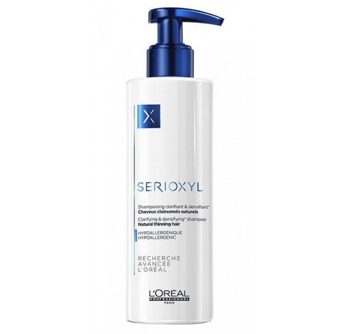 фото Шампунь для волос Serioxyl Clarifying Shampoo Natural, Noticeably Thinning Hair. L'oreal professionnel