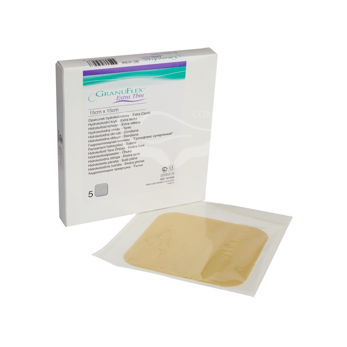 Гидроколлоидная повязка Грануфлекс Супертонкий (Granuflex Extra Thin ...