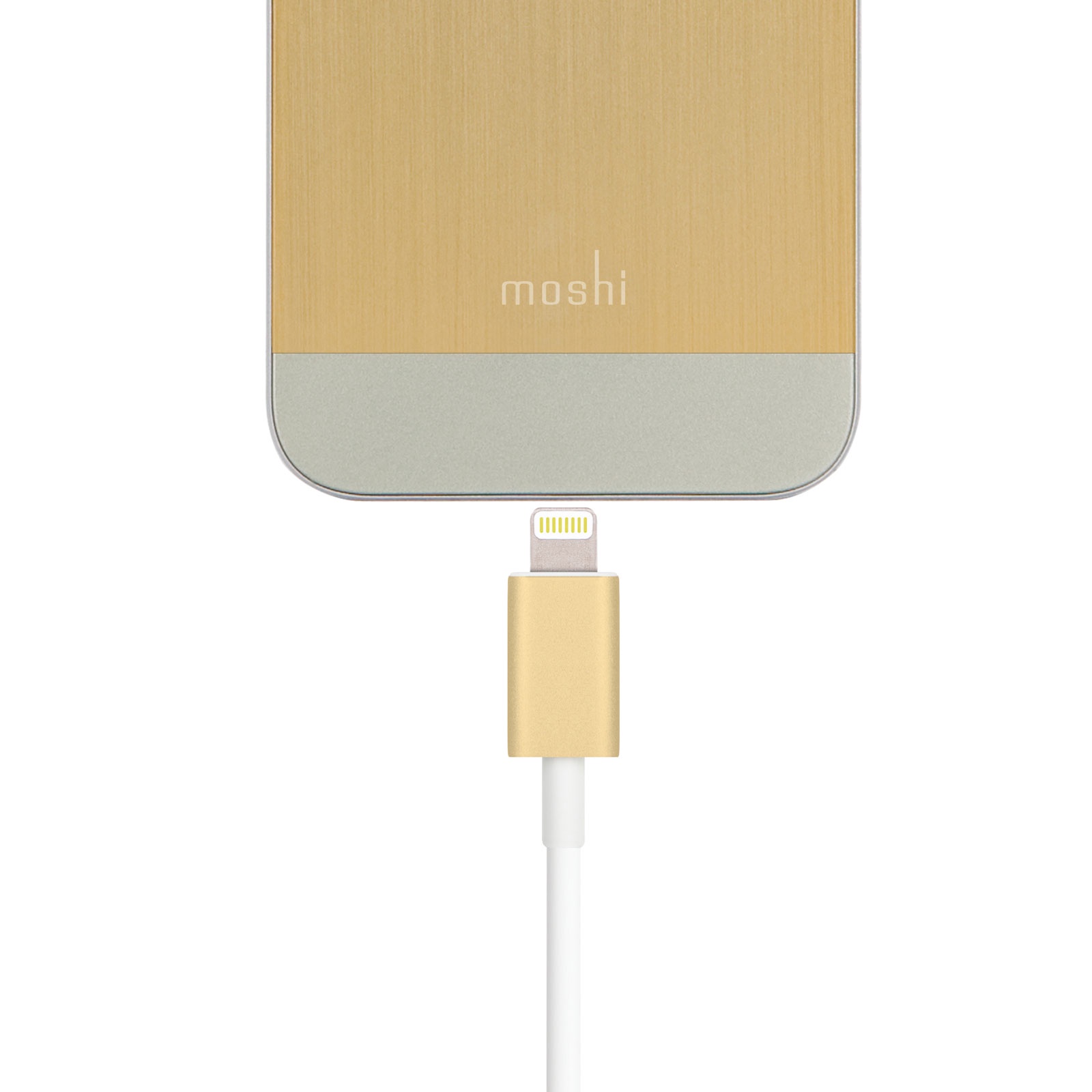 фото Кабель Moshi USB Cable with Lightning Connector (1M) - Gold (99MO023221)