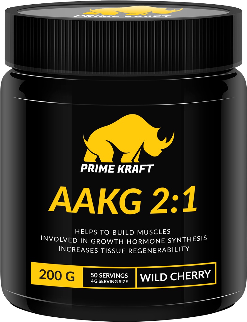 фото Prime Kraft "AAKG 2:1", коктейль фруктово-ягодный, дикая вишня, 200 г