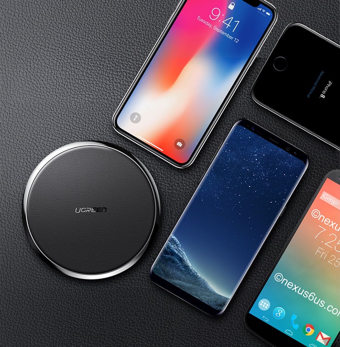 фото Беспроводная зарядка Ugreen QI Wireless charger (Black)