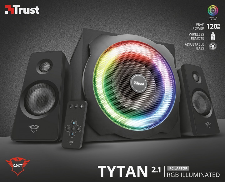 фото Игровая акустическая система Trust GXT 629 TYTAN 2.1 RGB 22944