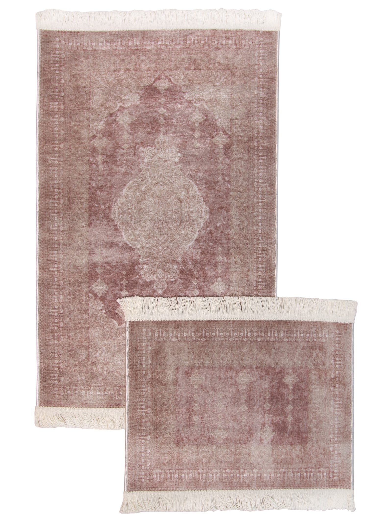 фото Набор ковриков для ванной и туалета МУАР, Arloni, 218/597.804, розовый