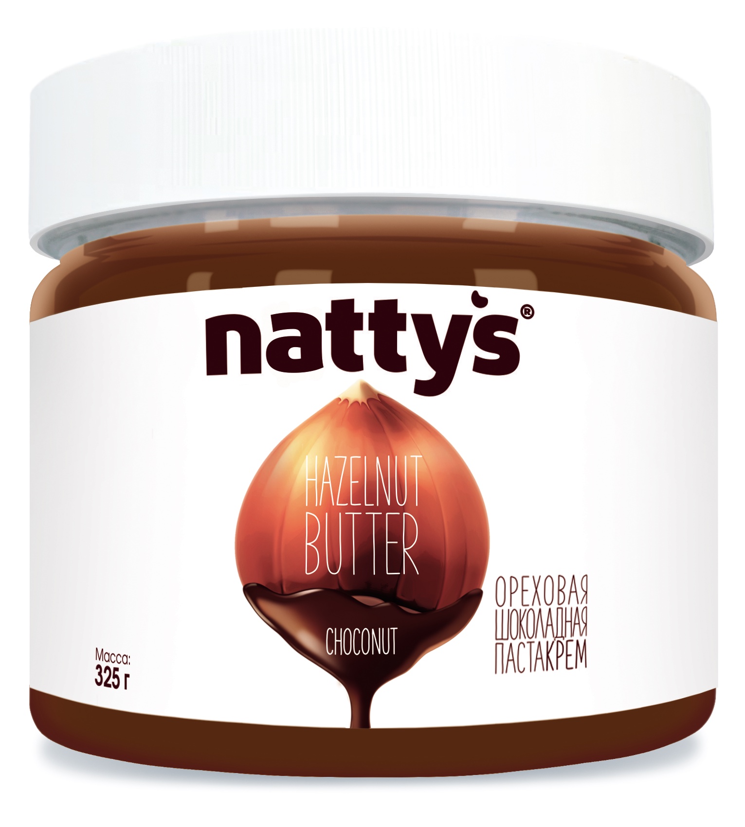 фото Шоколадная паста-крем Nattys CHOCONUT, 325 г