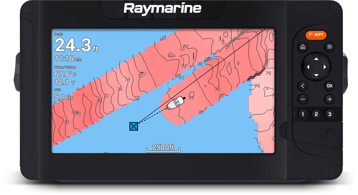 фото Эхолот-Картплоттер Raymarine Element 12 HV-100