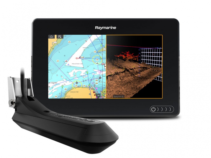 фото Многофункциональная система навигации Raymarine AXIOM 7 RV, Multi-function 7" Display with RealVision 3D, 600W Sonar with RV-100 transducer