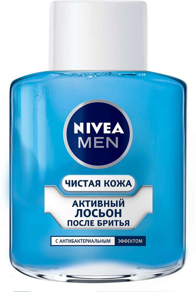 фото Лосьон активный после бритья Nivea "Чистая кожа", 100 мл