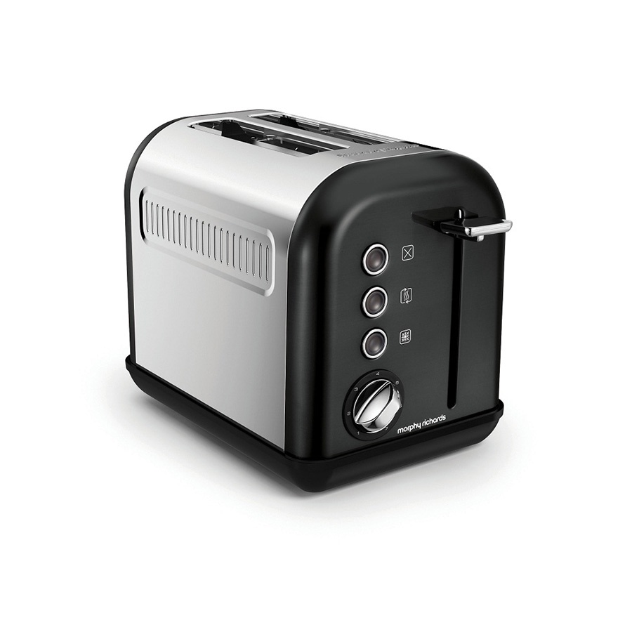 фото Тостер Accents Toaster Black SS 2 Slice 222013EE Morphy richards