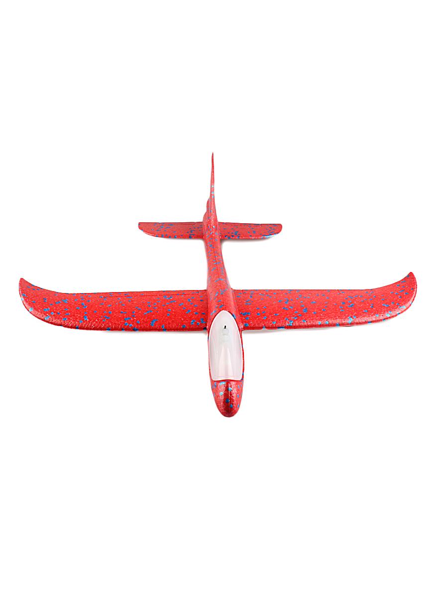 фото Метательный самолет с подсветкой кабины TipTop, Красный