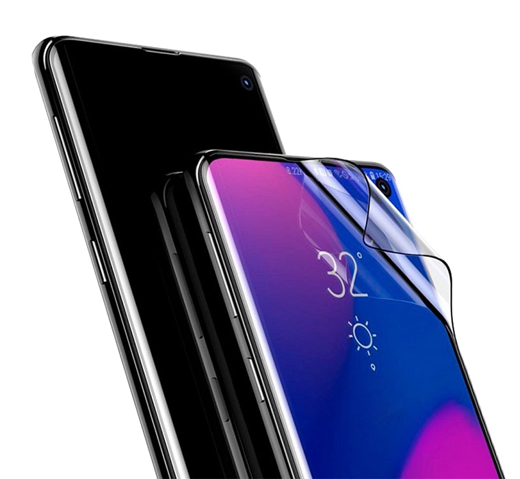 фото Пленка Baseus soft screen protector 0.15 мм для Samsung Galaxy S10 Plus Чёрная